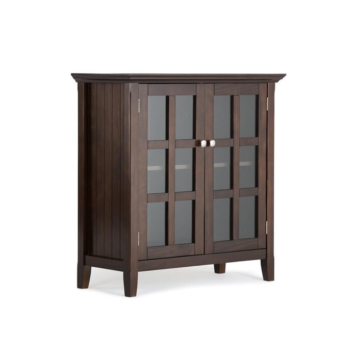 Stickley Furniture Mission Collection Oak Tall Bookcase With Bottom Doors – Image 2